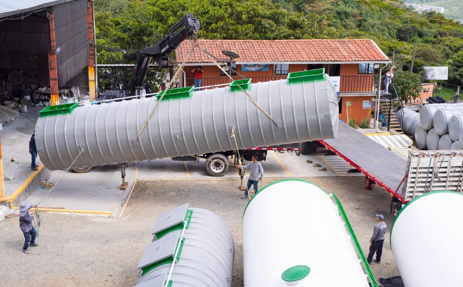 Planta de tratamiento de aguas residuales, PTAR, capacidad de 50k lt